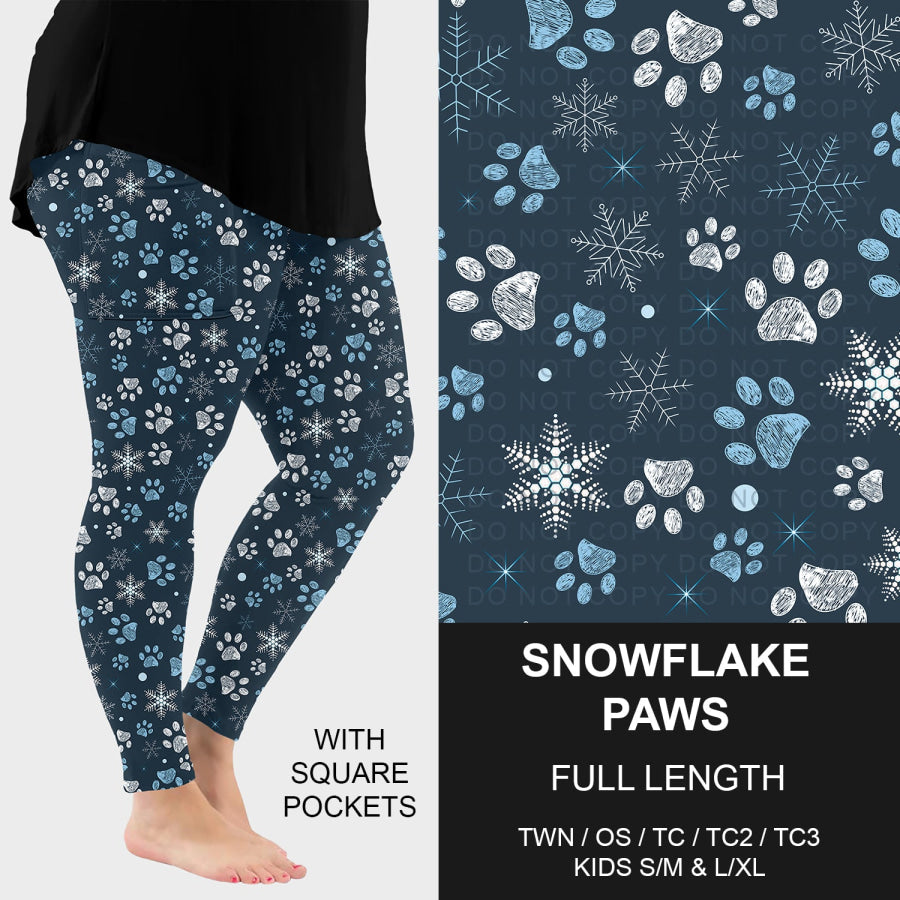 Preorder Custom Christmas Styles - Snowflake Paws - Closes 30 Sep - ETA late Dec 2025 Loungewear
