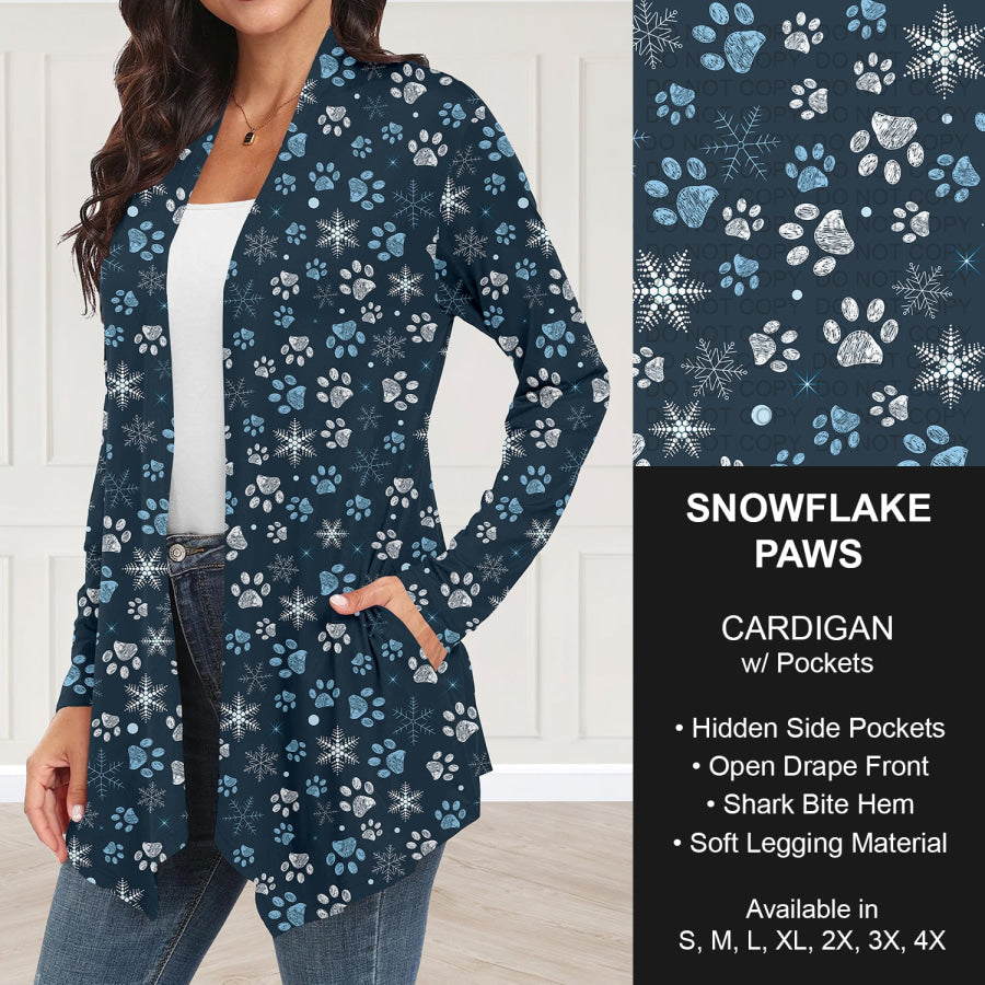 Preorder Custom Christmas Styles - Snowflake Paws - Closes 30 Sep - ETA late Dec 2025 Loungewear