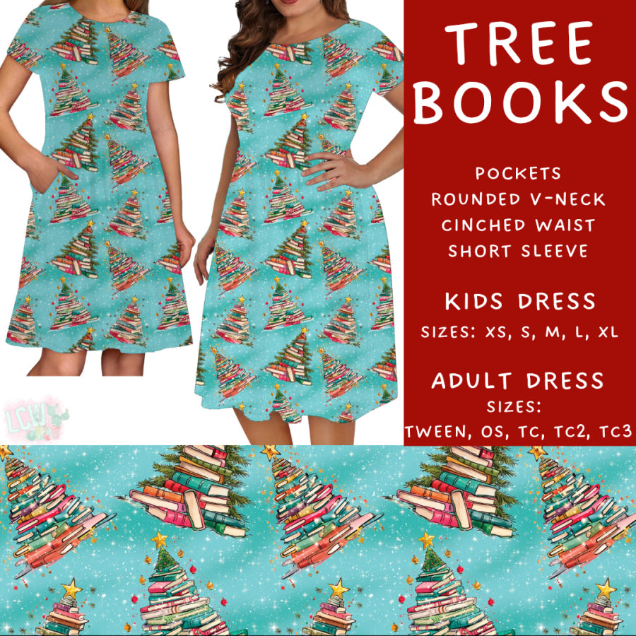 Preorder Custom Christmas Styles - Tree Books - Closes 17 Jun - ETA mid Oct 2025 Leggings