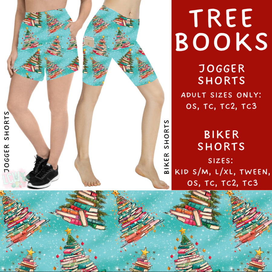 Preorder Custom Christmas Styles - Tree Books - Closes 17 Jun - ETA mid Oct 2025 Leggings
