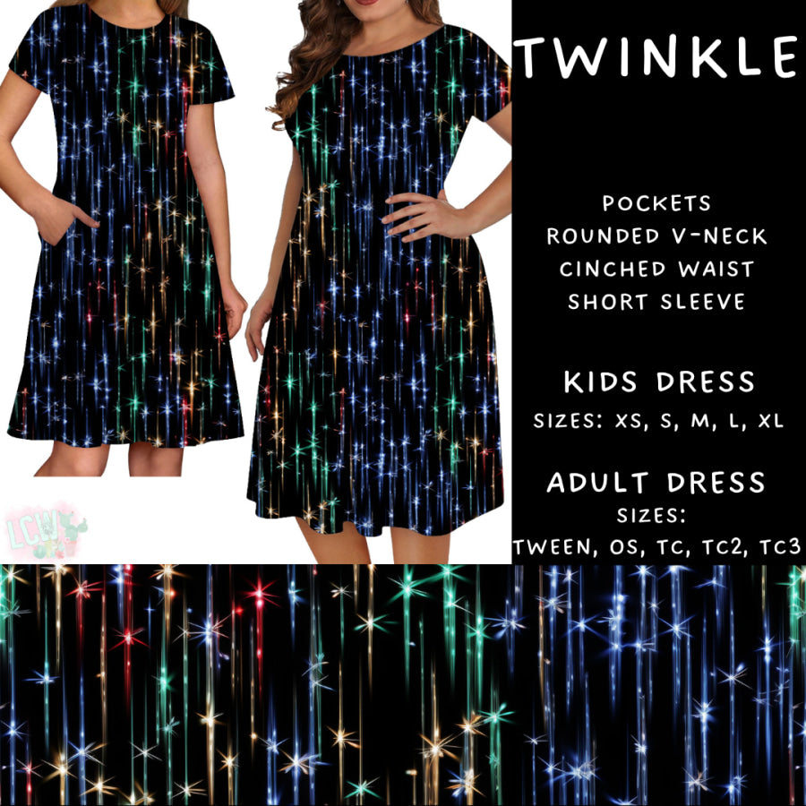 Preorder Custom Christmas Styles - Twinkle - Closes 17 Jun - ETA mid Oct 2025 Leggings