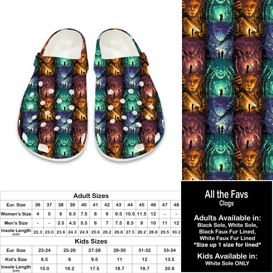 PREORDER Custom Clogs - All The Favs - Closes 21 Sep - ETA late Dec 2024 Clogs