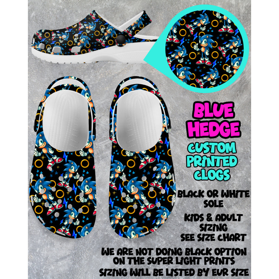 PREORDER Custom Clogs - Blue Hedge - Closes 6 Mar - ETA mid Jun 2025 Clogs