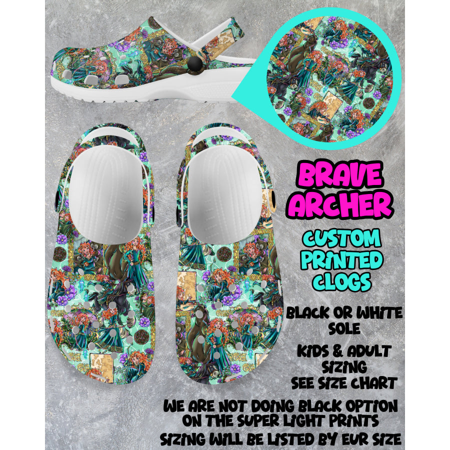 PREORDER Custom Clogs - Brave Archer - Closes 6 Mar - ETA mid Jun 2025 Clogs