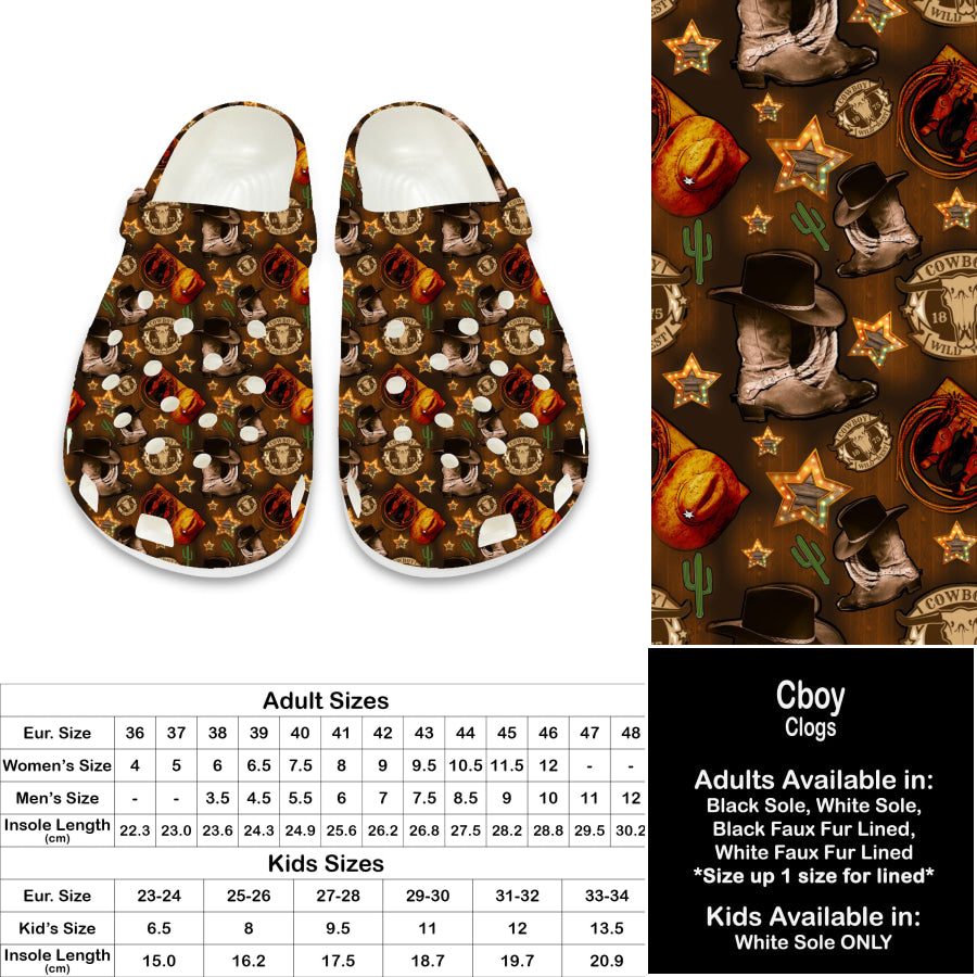 PREORDER Custom Clogs - C Boy - Closes 21 Sep - ETA late Dec 2024 Clogs