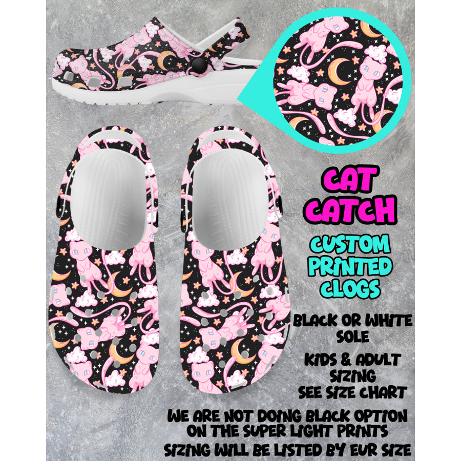 PREORDER Custom Clogs - Cat Catch - Closes 6 Mar - ETA mid Jun 2025 Clogs