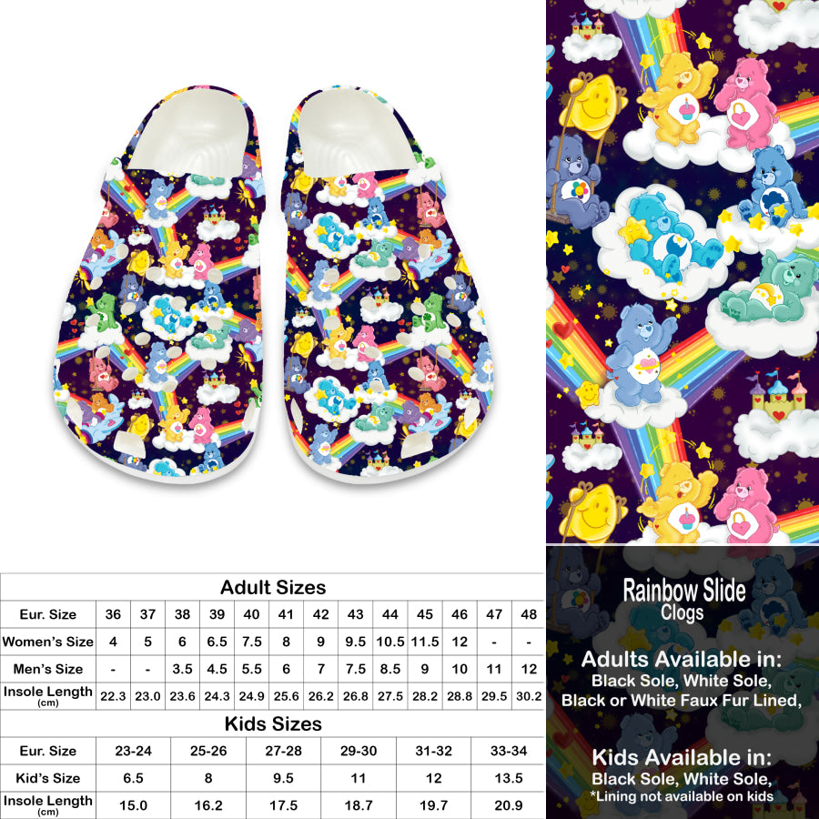 PREORDER Custom Clogs - Rainbow Slide - Closes 21 Sep - ETA late Dec 2024 Clogs