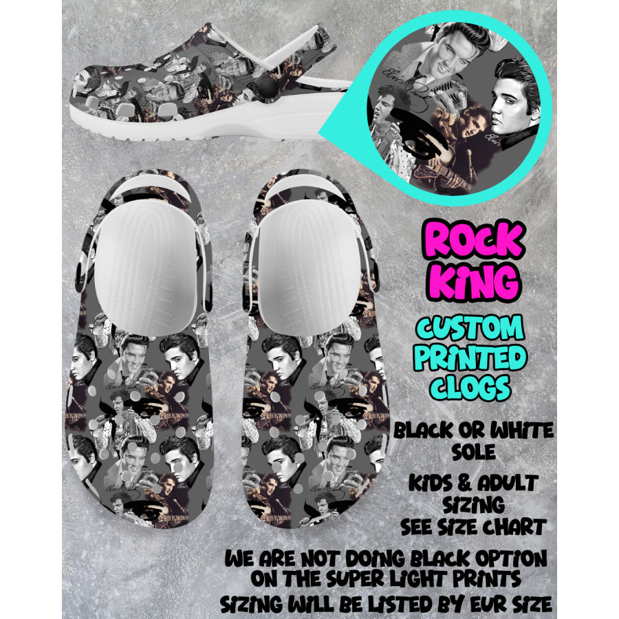 PREORDER Custom Clogs - Rock King - Closes 6 Mar - ETA mid Jun 2025 Clogs