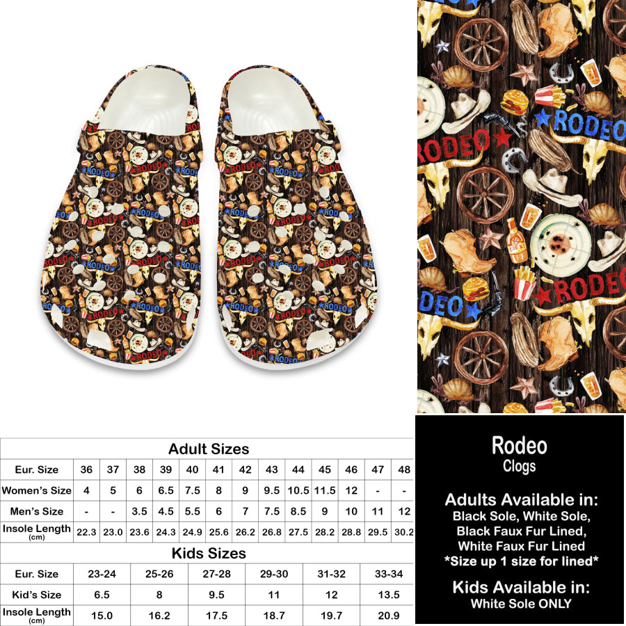 PREORDER Custom Clogs - Rodeo - Closes 21 Sep - ETA late Dec 2024 Clogs