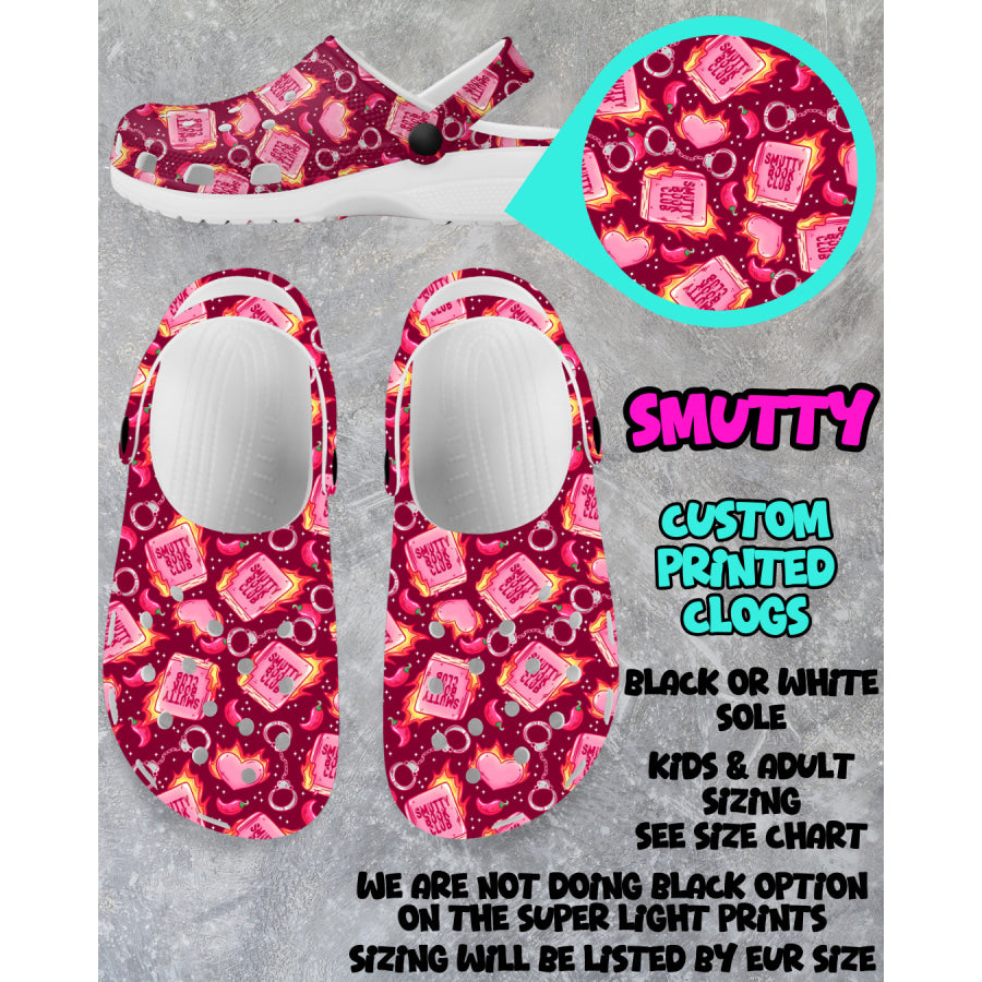 PREORDER Custom Clogs - Smutty - Closes 6 Mar - ETA mid Jun 2025 Clogs