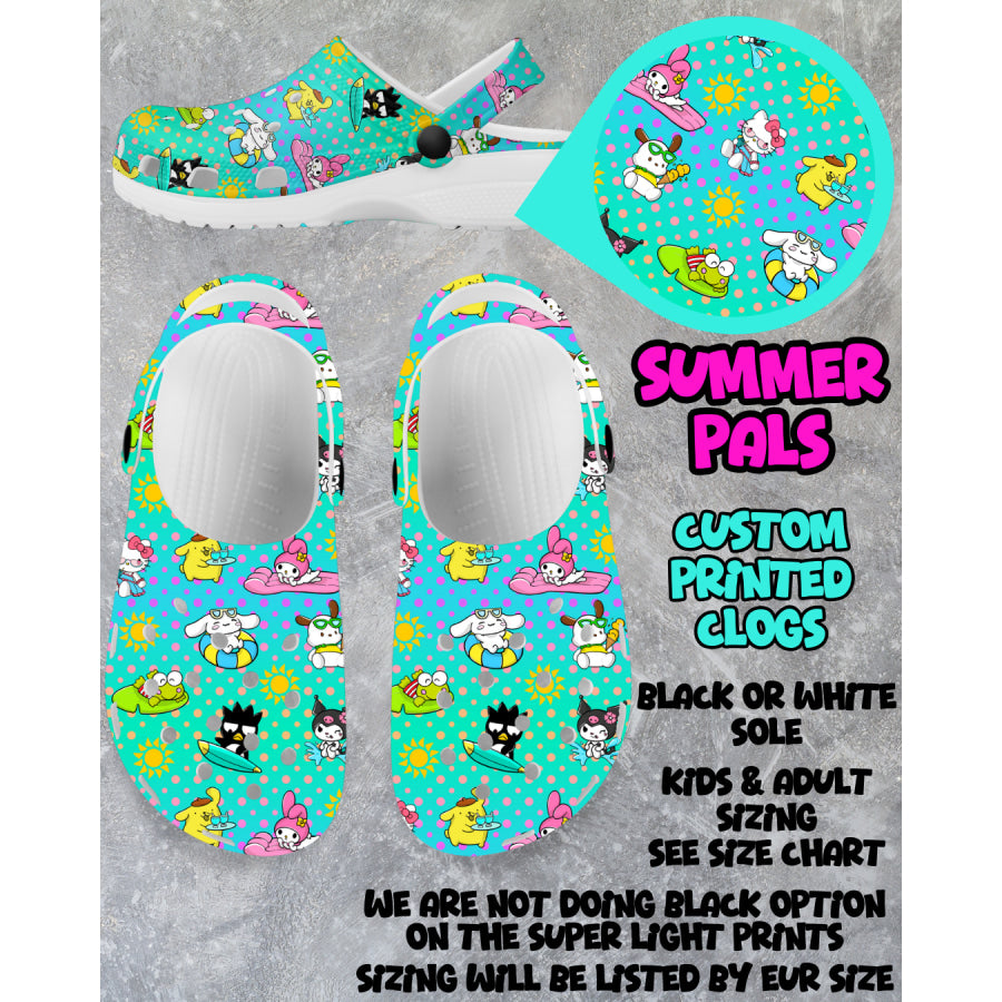 PREORDER Custom Clogs - Summer Pals - Closes 6 Mar - ETA mid Jun 2025 Clogs