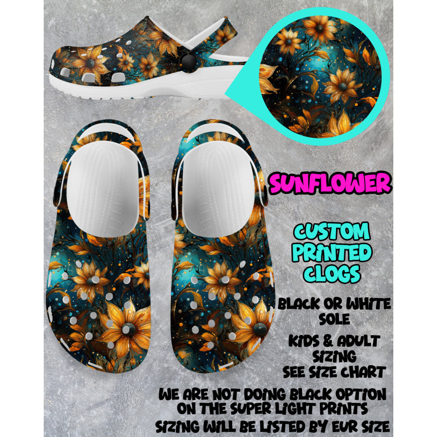 PREORDER Custom Clogs - Sunflower - Closes 6 Mar - ETA mid Jun 2025 Clogs