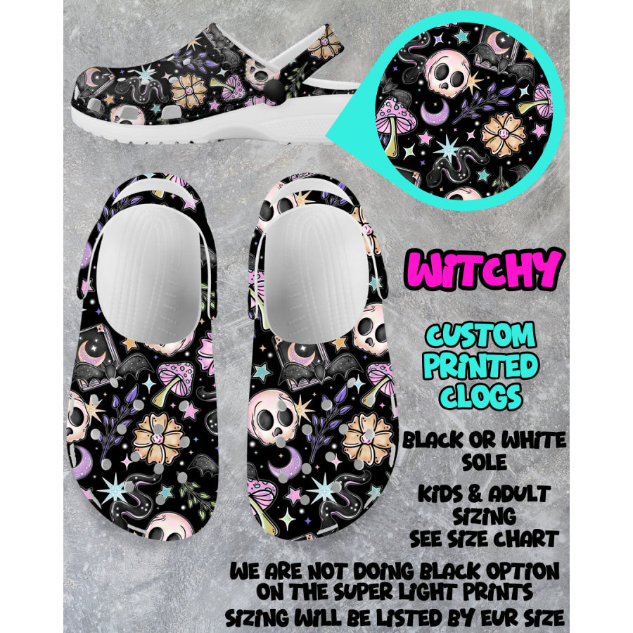 PREORDER Custom Clogs - Witchy - Closes 6 Mar - ETA mid Jun 2025 Clogs