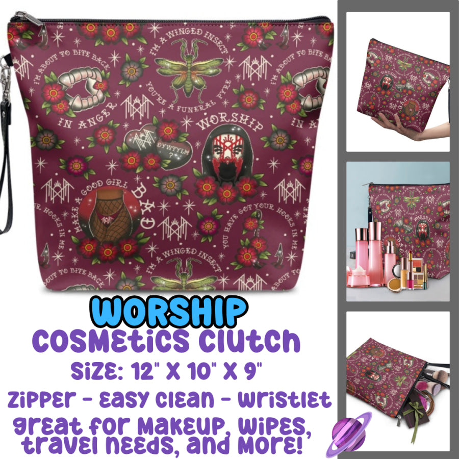 Preorder Custom Cosmetics Clutches - Closes 19 Sep - ETA late Dec 2025 Custom Bags