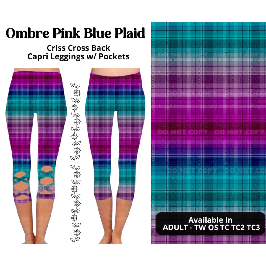 Preorder Custom Criss Cross Capri Leggings - Closes 27 Mar - ETA mid Jul 2025 Leggings