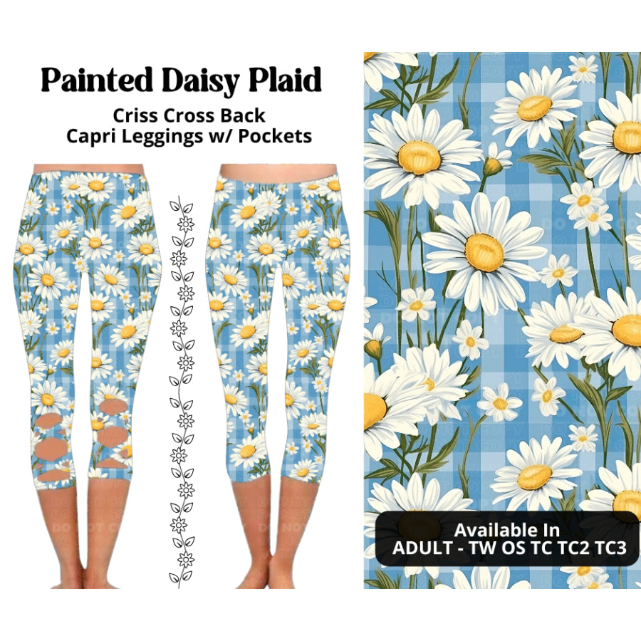 Preorder Custom Criss Cross Capri Leggings - Closes 27 Mar - ETA mid Jul 2025 Leggings