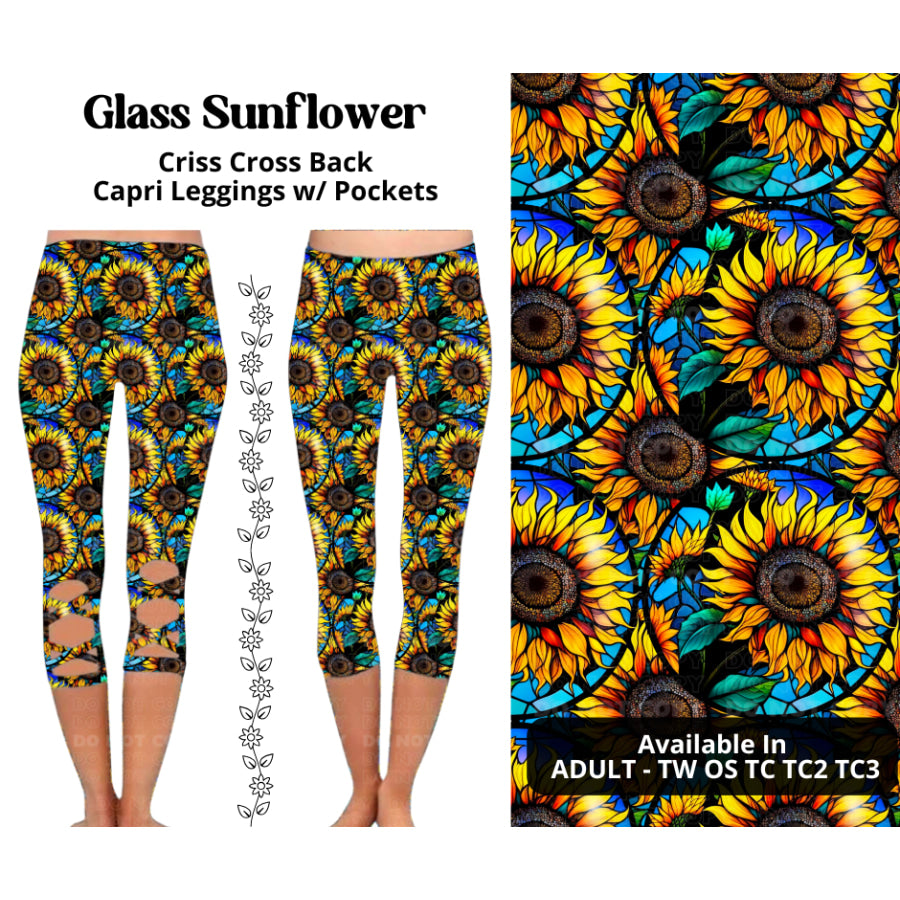 Preorder Custom Criss Cross Capri Leggings - Closes 27 Mar - ETA mid Jul 2025 Leggings