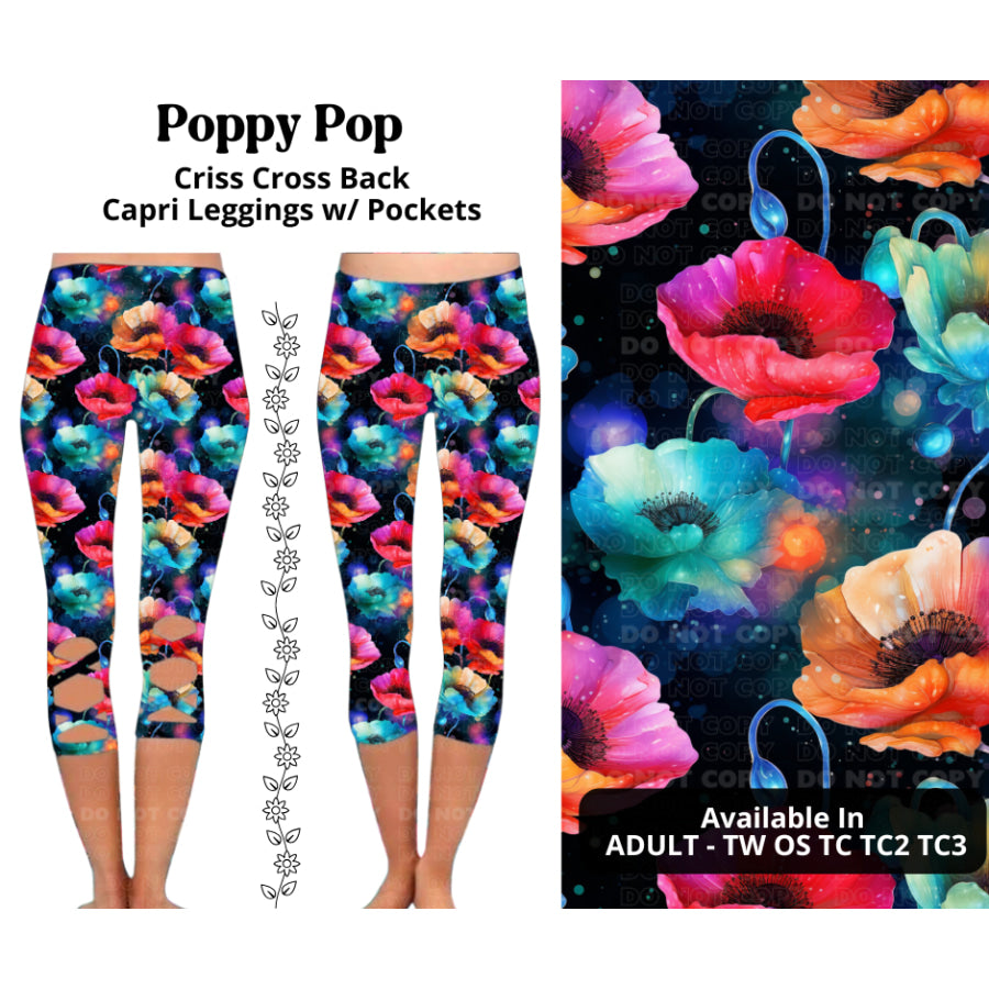 Preorder Custom Criss Cross Capri Leggings - Closes 27 Mar - ETA mid Jul 2025 Leggings