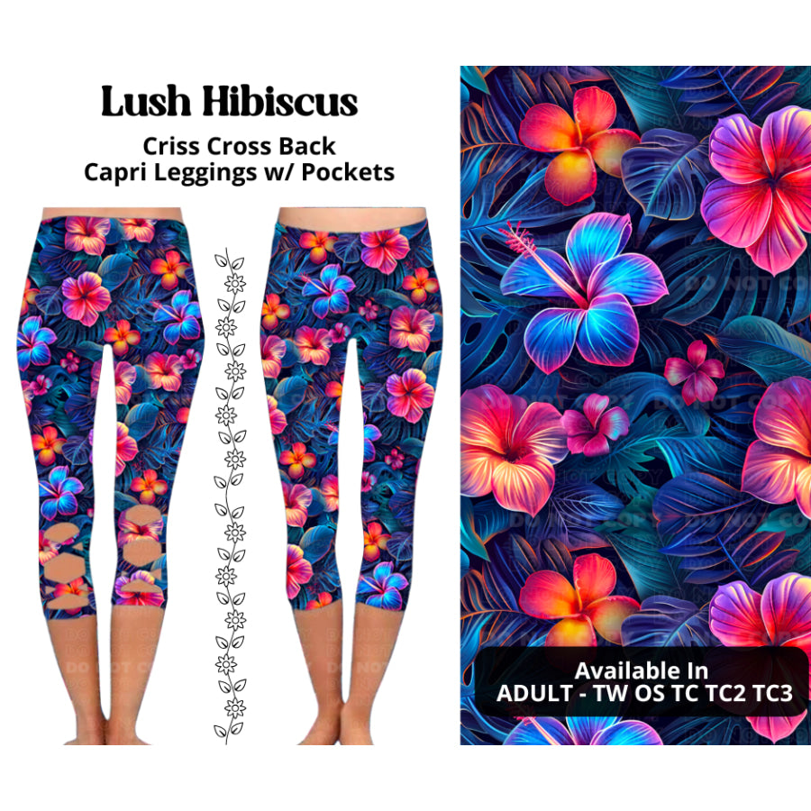 Preorder Custom Criss Cross Capri Leggings - Closes 27 Mar - ETA mid Jul 2025 Leggings