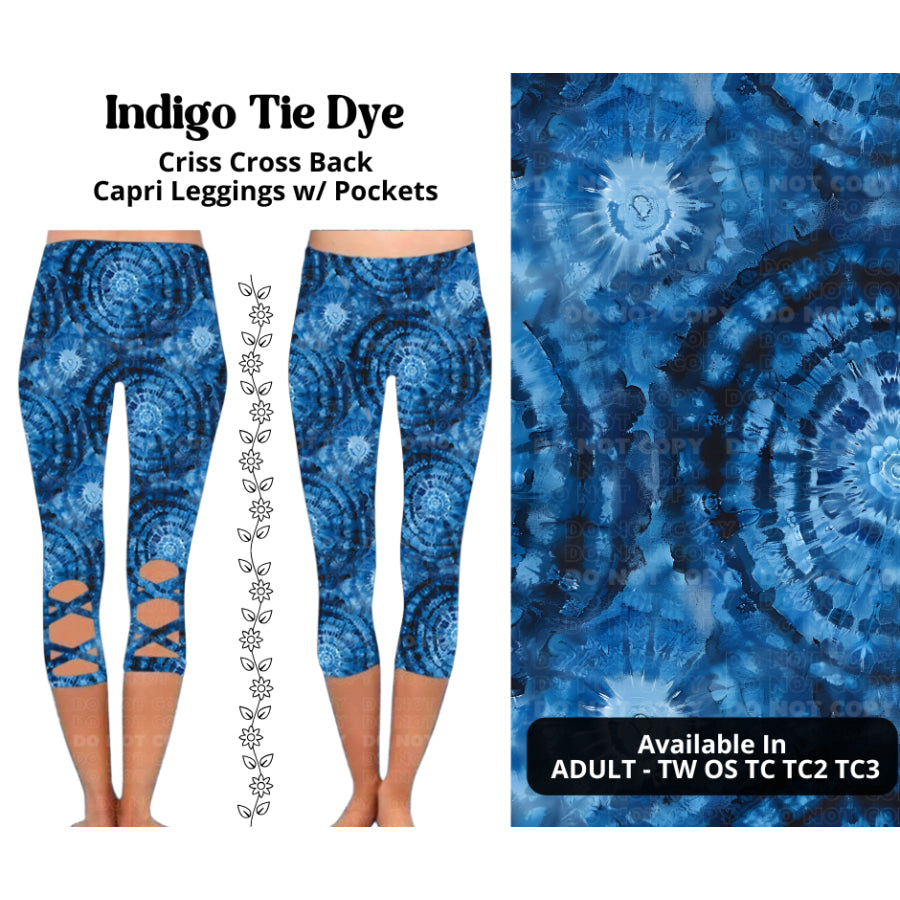 Preorder Custom Criss Cross Capri Leggings - Closes 27 Mar - ETA mid Jul 2025 Leggings