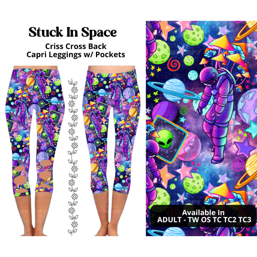 Preorder Custom Criss Cross Capri Leggings - Closes 27 Mar - ETA mid Jul 2025 Leggings