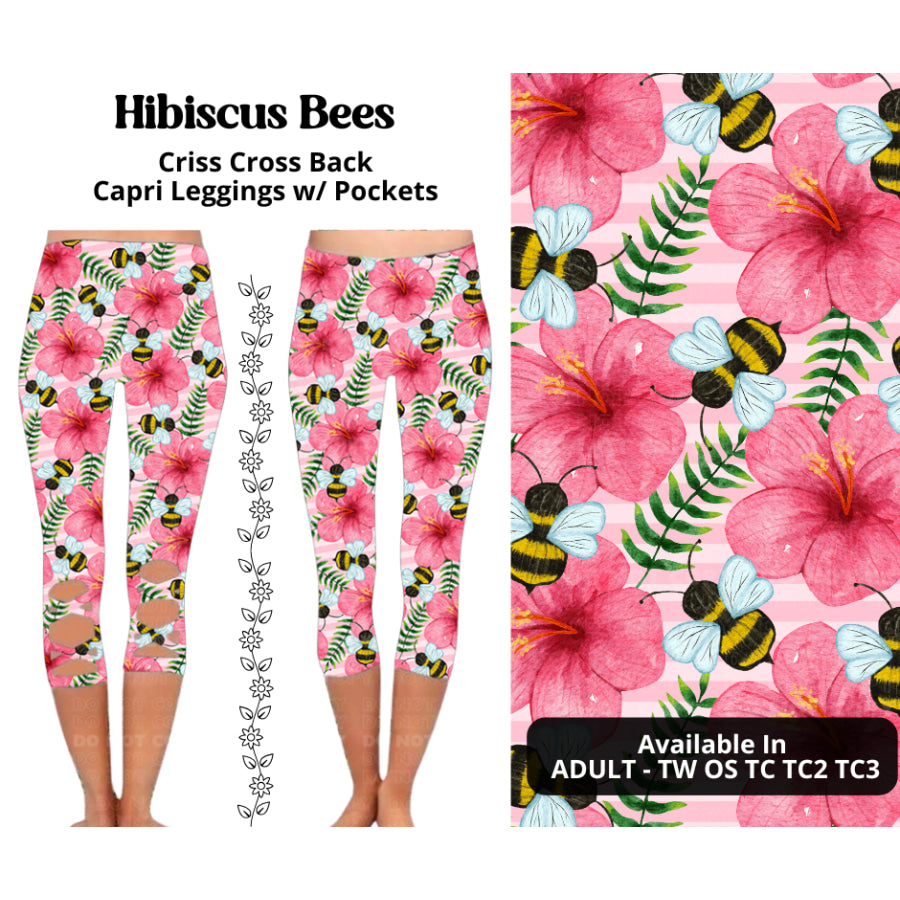 Preorder Custom Criss Cross Capri Leggings - Closes 27 Mar - ETA mid Jul 2025 Leggings