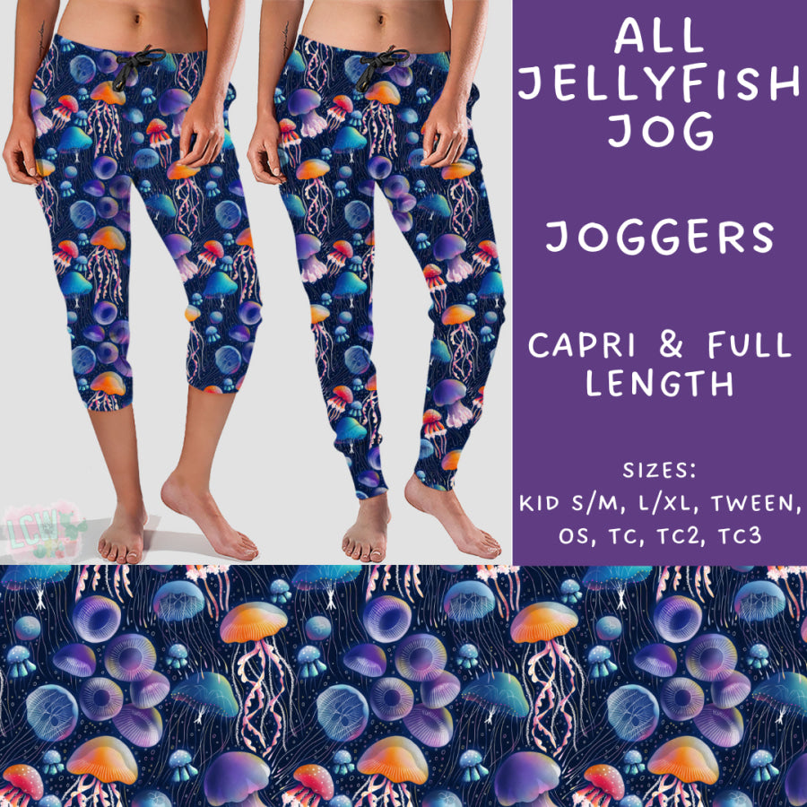 Preorder Custom Design ALL STYLES - All Jellyfish - Closes 8 Jul - ETA early Nov 2024 Leggings