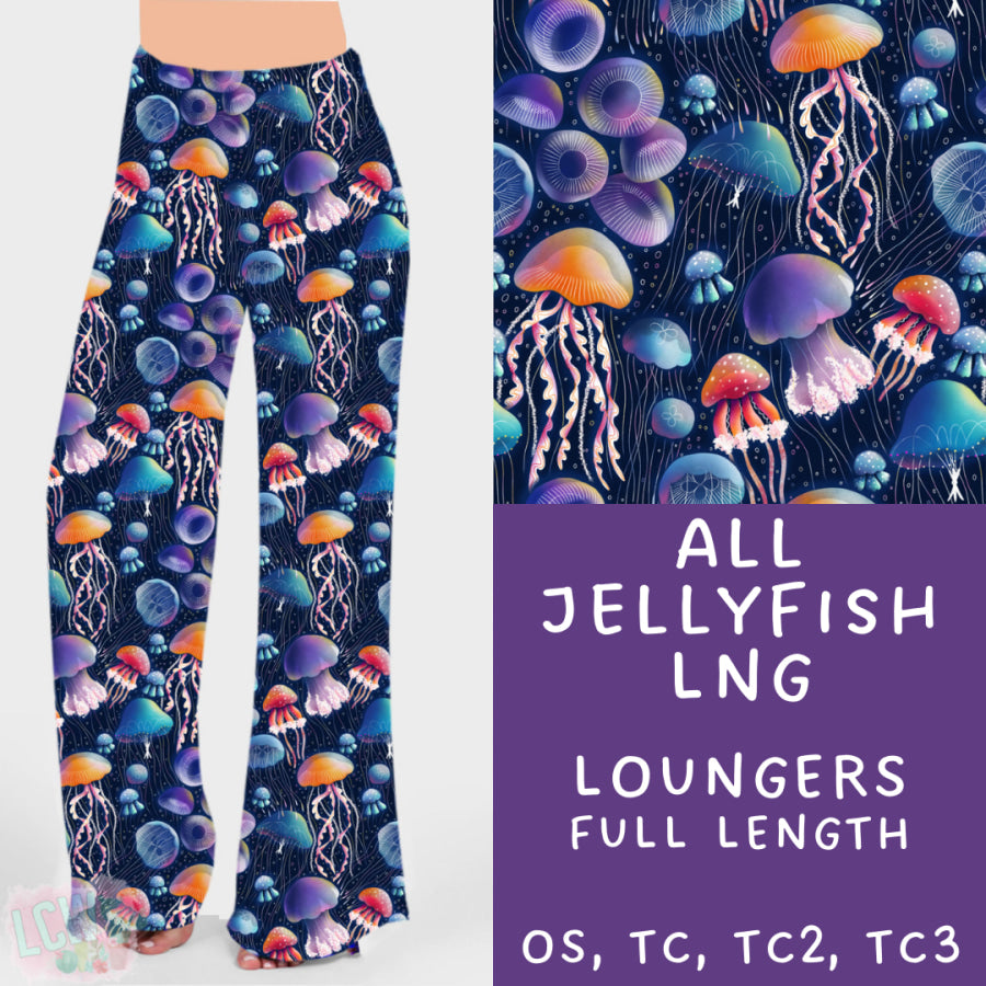 Preorder Custom Design ALL STYLES - All Jellyfish - Closes 8 Jul - ETA early Nov 2024 Leggings