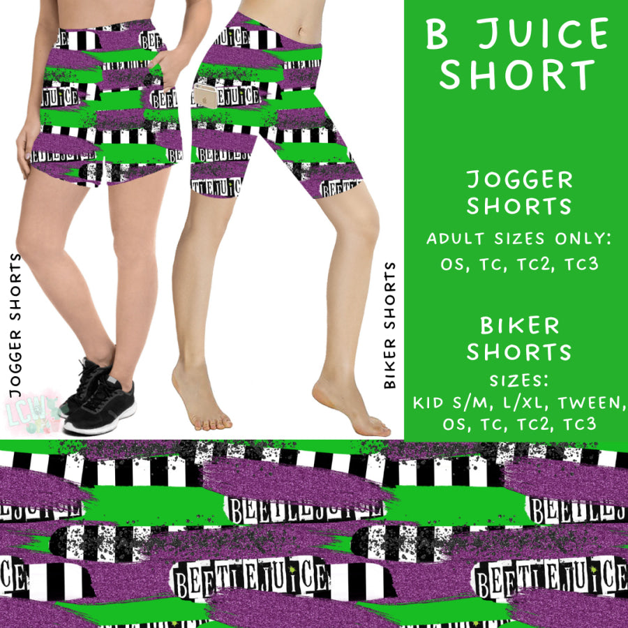 Preorder Custom Design ALL STYLES - B Juice - Closes 5 Jul - ETA mid Oct 2024 Leggings