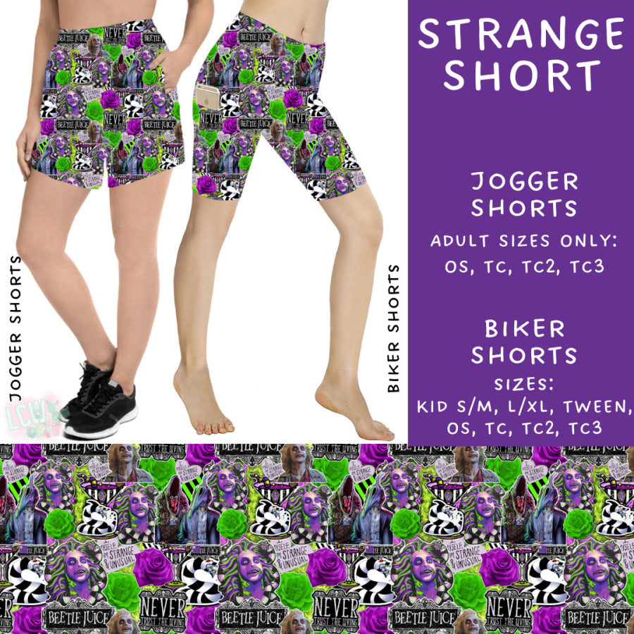 Preorder Custom Design ALL STYLES - Strange - Closes 5 Jul - ETA mid Oct 2024 Leggings