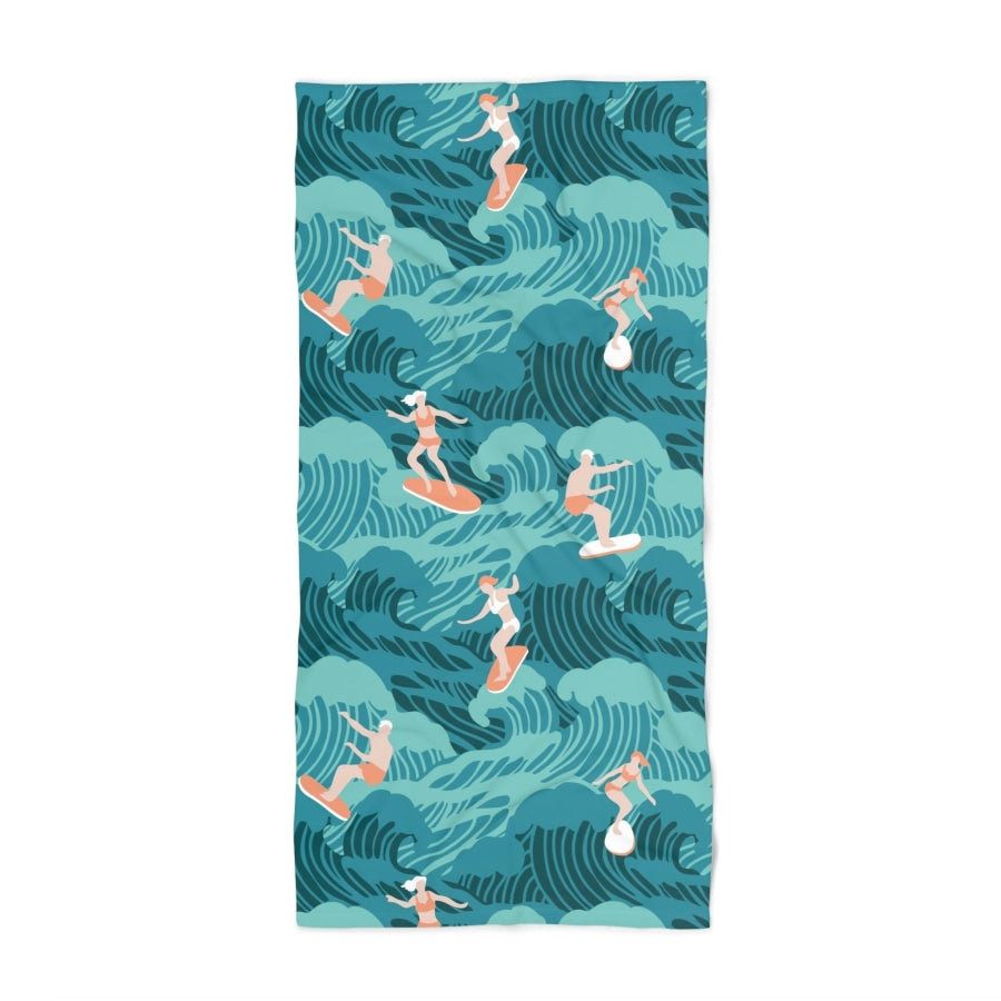 Preorder Custom Design Beach Towel - Aussie Surf 30 × 60 Home Decor