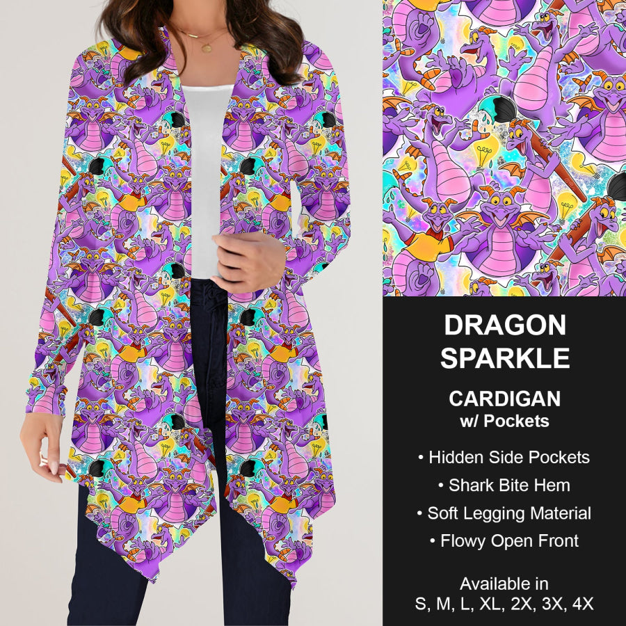Preorder Custom Design Cardigans with Pockets - Dragon Sparkle - Closes 12 Jul Cardigan