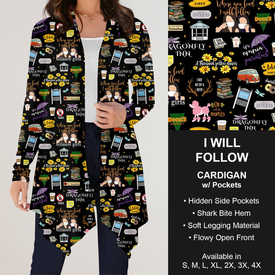 Preorder Custom Design Cardigans with Pockets - I Will Follow - Closes 12 Jul Cardigan