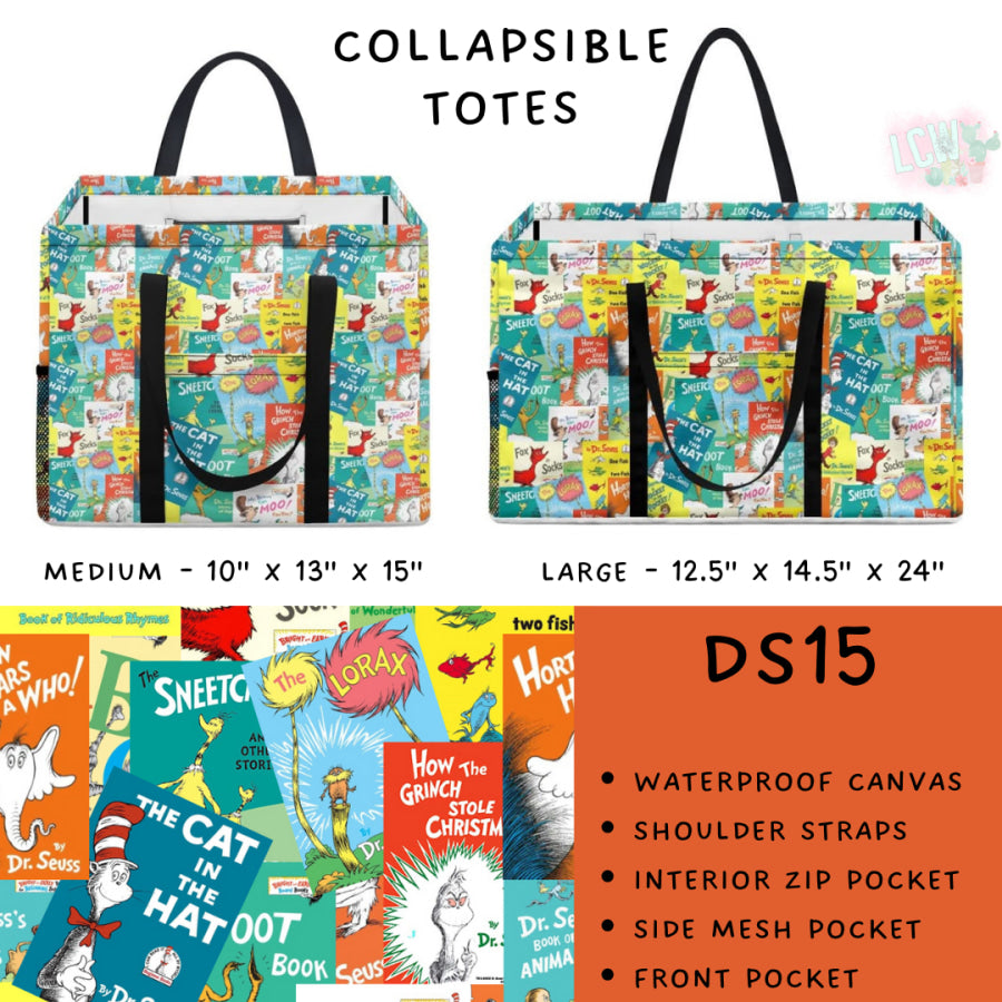 Preorder Custom Design Collapsible Totes - Closes 6 Jan - ETA late Mar 2025 Shopping Tote