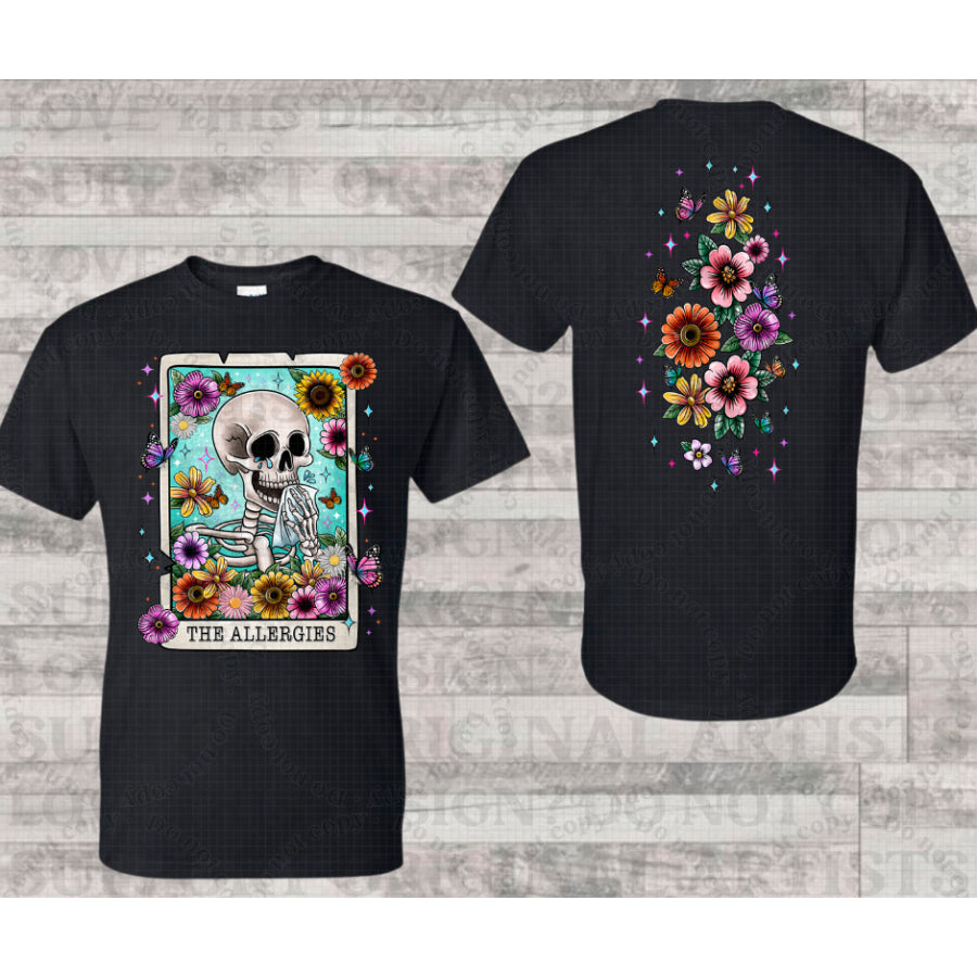 PREORDER Custom Design Graphic Tops - Allergies - 4 week ETA T Shirts