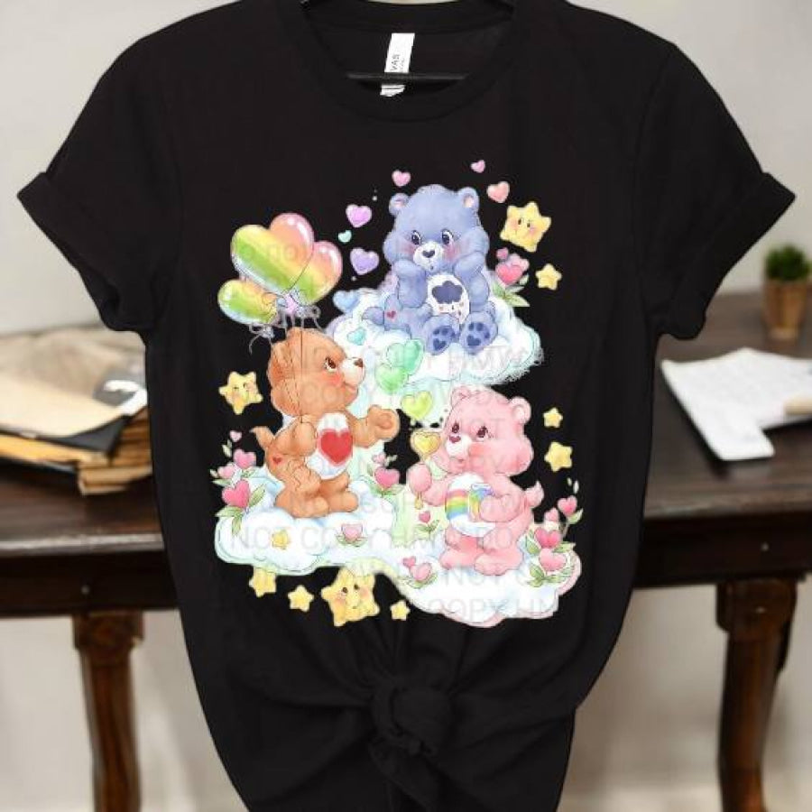 PREORDER Custom Design Graphic Tops - Cloud Bears - 4 week ETA T Shirts