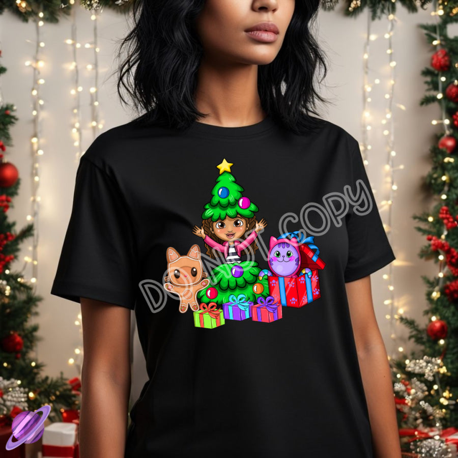 PREORDER Custom Design Graphic Tops - Dollhouse Xmas - Closes 1 Oct - ETA late Dec 2024 T Shirts