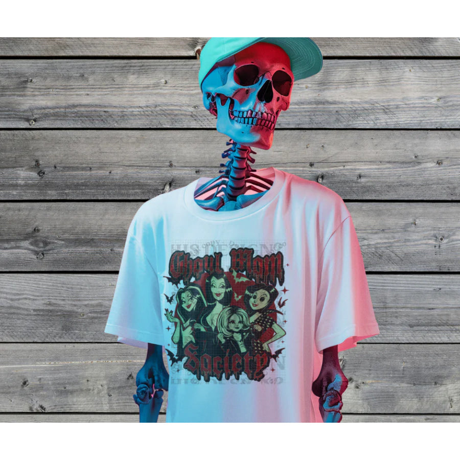 PREORDER Custom Design Graphic Tops - Ghoul Mom - 4 week ETA T Shirts