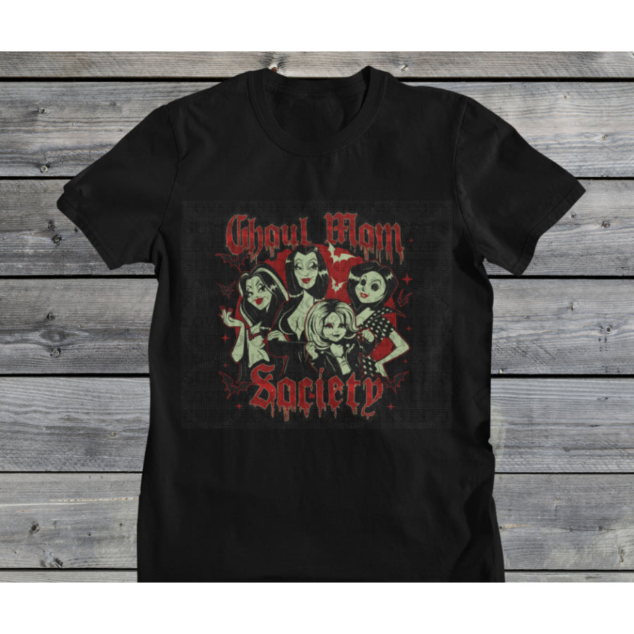 PREORDER Custom Design Graphic Tops - Ghoul Mom - 4 week ETA T Shirts