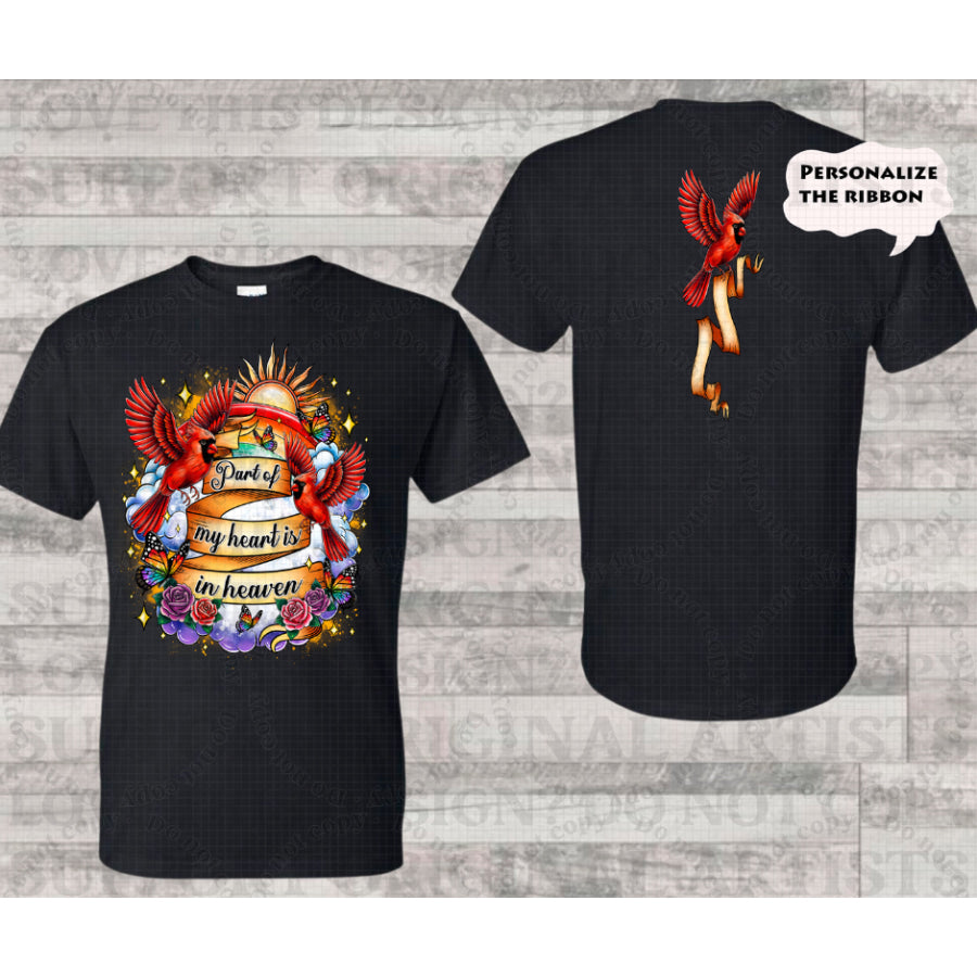 PREORDER Custom Design Graphic Tops - Heart In Heaven 2 - 4 week ETA T Shirts