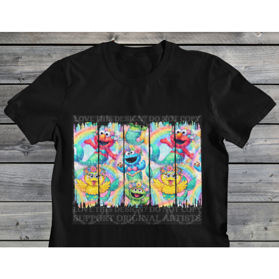 PREORDER Custom Design Graphic Tops - Mermaid Street - 4 week ETA T Shirts