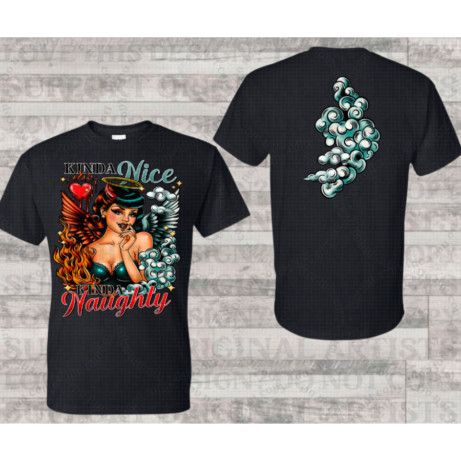 PREORDER Custom Design Graphic Tops - Nice - 4 week ETA T Shirts