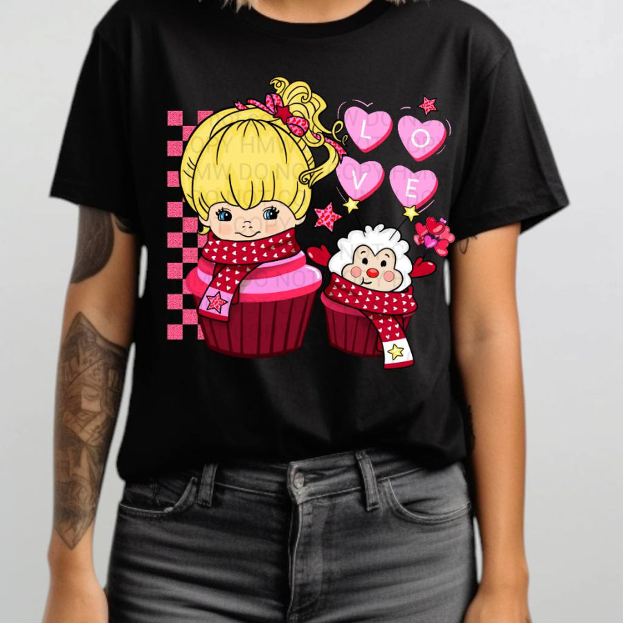 PREORDER Custom Design Graphic Tops - RB Cupcake Love - 4 week ETA T Shirts