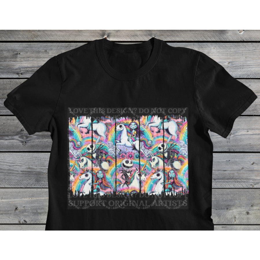 PREORDER Custom Design Graphic Tops - Unicorn Nightmare - 4 week ETA T Shirts