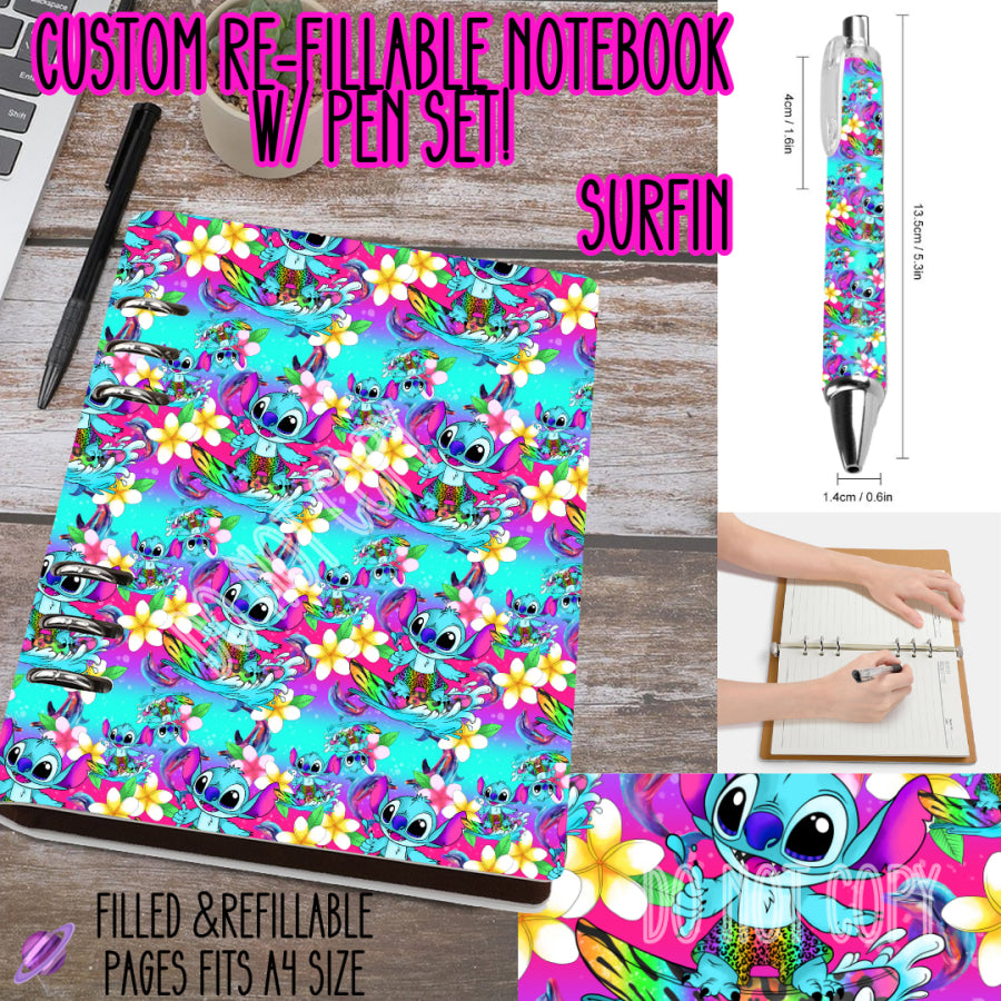 Sandee Rain Boutique - Preorder Custom Design Notebook and Pen