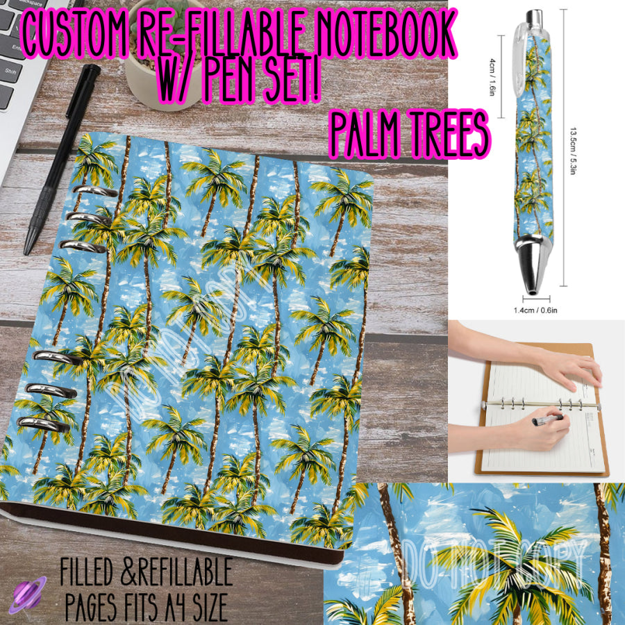 Sandee Rain Boutique - Preorder Custom Design Notebook and Pen