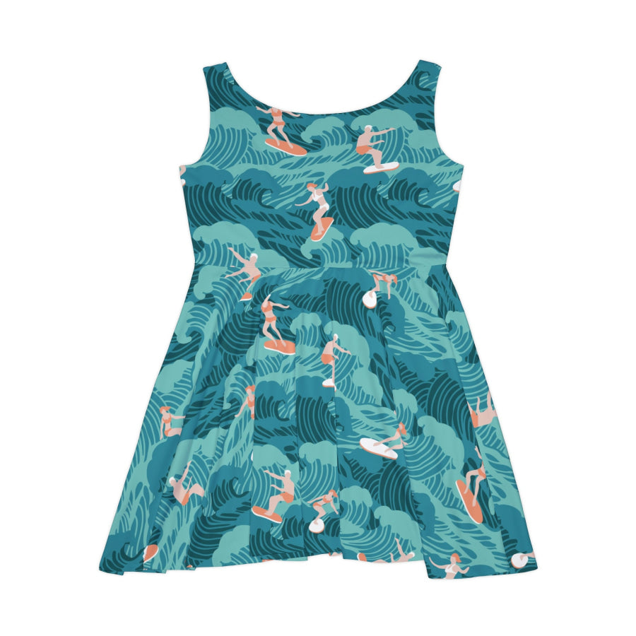 Preorder Custom Design Skater Dress - Aussie Surf All Over Prints