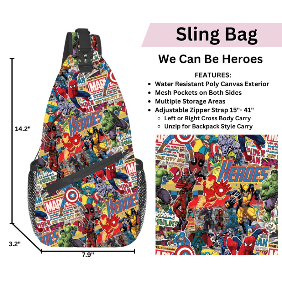 Preorder Custom Design Sling Bags - Closes 12 Mar - ETA late Jun 2025 Sling Bag