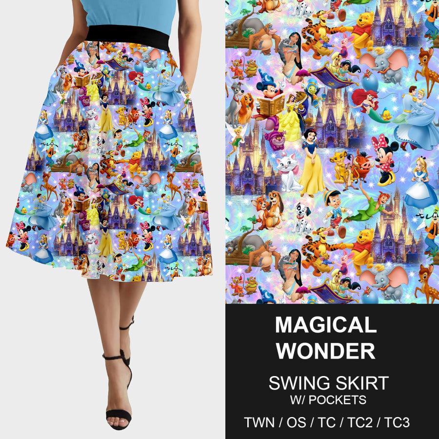 PREORDER Custom Design Swing Skirts with Pockets - Magical Wonder Closes 5 Apr ETA late July 2024 Loungewear