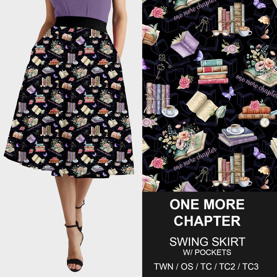 PREORDER Custom Design Swing Skirts with Pockets - One More Chapter Closes 5 Apr ETA late July 2024 Loungewear